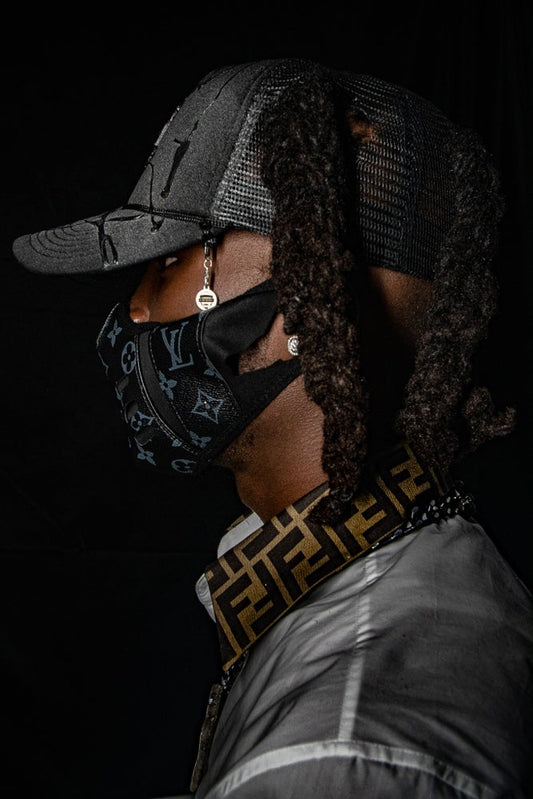 SHAHLY LOGO DRIPPED CAP (DREAD WHOLE)