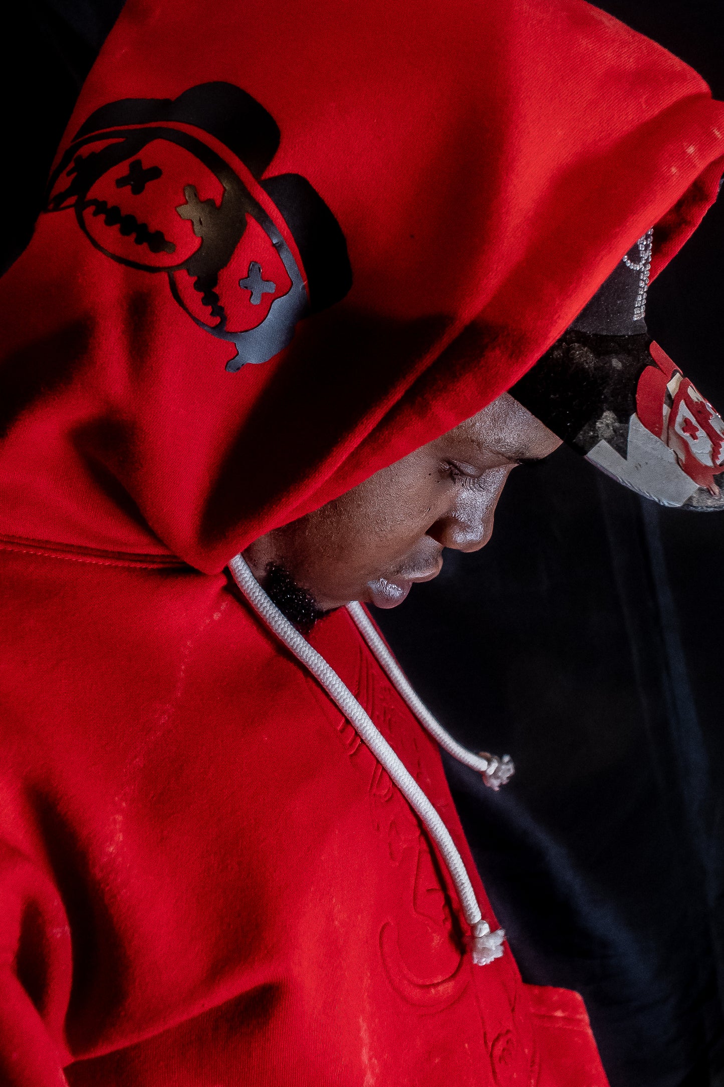 Heavy Duty Omertà Emboss Monkey Sweater